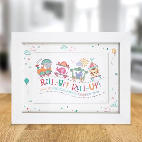 Personalised Tiny Tatty Teddy Little Circus Roll Up A4 Framed Print Extra Image 1